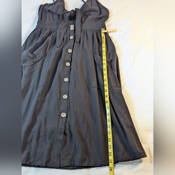 Lucy Wang Tie Midi Dress - Picture 8 of 13